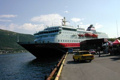 Hurtigruten i Tromsø.