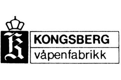 Gammel logo fra Kongsberg våpenfabrikks tids.