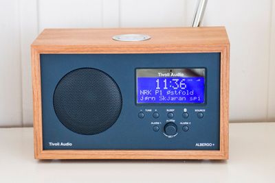 Stort display: Det store blå displayet kjennetegner Tivolis radioer. Albergo+ har to alarmer og gjør den godt egnet som klokkeradio.  