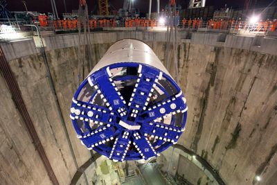 Nye Ulriken tunnel skal drives med tunnelboremaskin. Bildet er kun en illustrasjon.