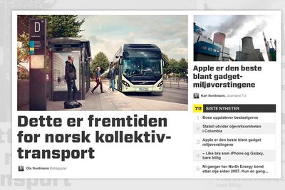 Eksterne bidragsyteres innhold skal ligge side om side med journalistenes.