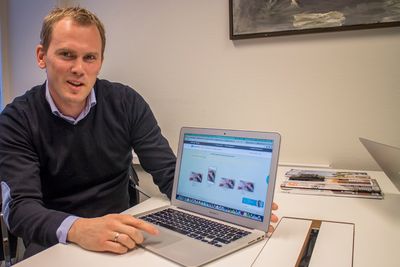 Tar papiret til nettskyen: Markedssjef Christian Sæterhaug i det norske selskapet Gelato Group forteller at de har stor suksess i mange land med å innføre selvbetjeneing av trykkerioppdrag. Både kunder og trykkerier for fordeler  