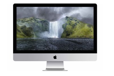Apple skryter uhemmet av skjermen på sin nye iMac.