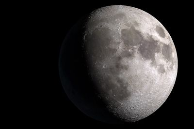 Månen: Slik kan den se ut en gitt dag i 2014.