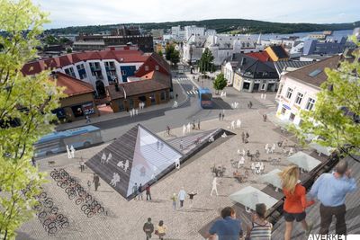 Ved å legge sentralstasjonen under sentrum vil det bli mer folk og mer liv i byen, ifølge arkitekt Øyvind Løken. 