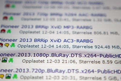 Kort tid etter at den norske filmen «Pionér» var i salg som bluray og DVD i desember, var filmen tilgjengelig på Pirate Bay. 