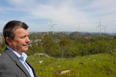Daglig leder Lars Helge Helvig i Norsk Vind Energi har til forskjell fra Statkraft ingen problemer med at detaljerte produksjonsdata fra vindparkene offentliggjøres. (Foto: Øyvind Lie)