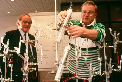 Martin Fleischmann og Stanley Pons skapte storm da de påstod å ha oppdaget kald fusjon i 1989. 