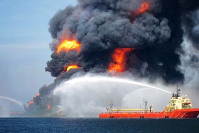 Ulykke: Pinnacle Strategies hjalp BP med Deepwater Horizon-krisen. 