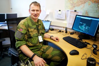 Ildsjel og HV-mann Stein Moen har utviklet en egen kartdatabase som kan deles av Forsvaret og politiet i krisesituasjoner.  