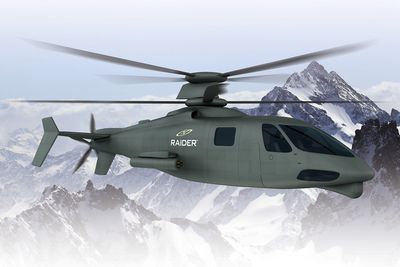 Illustrasjon av S-97 Raider som etter planen skal i lufta første gang i 2015. 