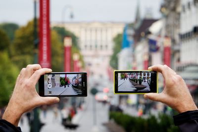 Duell: Vi har sammenlignet kameraene på Sony Xperia Z1 og Nokia Lumia 1020. 