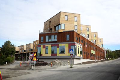Mange nye søkere til setter press på boligtilbudet i Trondheim. Her Berg studentby. 