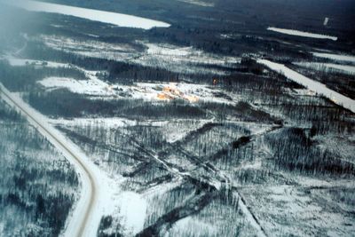 STORT: Her, i Athabasca-regionen i Alberta, forbereder StatoilHydro nå oppstarten av det de håper vil bli et nytt oljeeventyr.