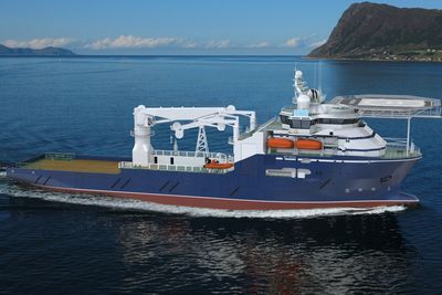 LØFT: Konstruksjonsfartøyet med MT6022 design fra MArin Teknikk skal bygges ved Kleven Verft for Rem Offshore. Skipet  blir 108 meter langt, 22 meter bredt og lugarplass til 110.  Skipet utstyres med en kran som kan løfte 250 tonn og senke ned til 650 meters dyp, eller 135 tonn på 3000 meters dyp. 