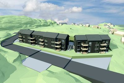 Norges første nullenergi boligfelt får byggestart i januar 2013 på Skarpnes i Arendal. 