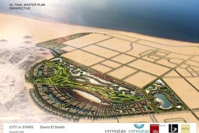 Her er planen for verdens største svømmebasseng ved Sharm el-Sheikh. 