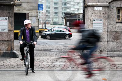 FLERE PÅ SYKKEL: 36 prosent av pendlerne til København sykler. Nå bygges nye supersykkelstier.