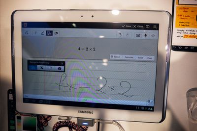 KAN MATTE:Samsungs nye pennbaserte nettbrett Galaxy Note 10.1 skjønner matematikk.