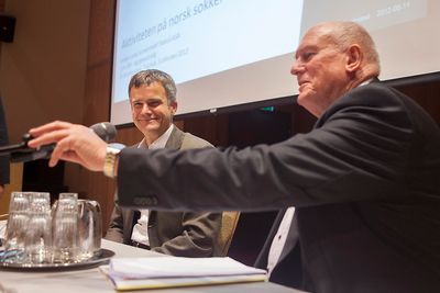 Det var rørende enighet mellom Statoils konsernsjef Helge Lund og LO-leder Roar Flåthen da de innledet årskonferansen til LOs olje og gassutvalg i Tromsø torsdag. 