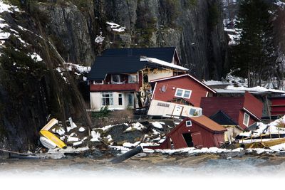 Kvikkleireskredet i Kattmarka i Namsos i mars 2009 tok med seg fire hus og seks hytteeiendommer.