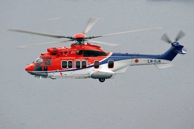 Det var et Eurocopter EC225 av denne typen som nødlandet sør for Shetland mandag ettermiddag.