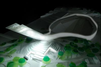 VINNER: Danske Julien de Smedt Architects står bak forslaget som vant arkitektkonkurransen for Nye Holmenkollen, men nå ser det ut til at den aldri vil bli bygd.