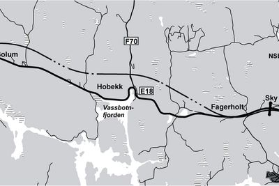 Et arbeidsfellesskap mellom Hæhre Entreprenør og Veidekke utfører anleggsarbeidet på ny E 18 mellom Sky og Langangen. Den som vil utføre elektroarbeidet, må gi anbud innen 8. mars.