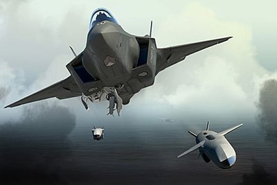 JSM kan bæres innvendig i de nye F-35-flyene.