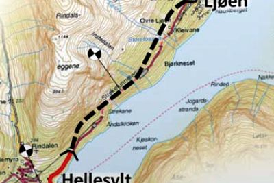 Streketunnelen blir 3 850 meter lang når forlengelsen nordover er fullført.