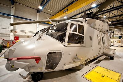En NH90 industrimaskin, som eies og opereres av AugustaWestland, har siden november i fjor fløyet fra hovedbasen på Bardufoss.