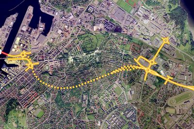 Skanska får det største oppdraget i Strindheimtunnelen. Hovedløpene og rampene som inngår i entreprisen omfatter mer enn 5 km tunnel.