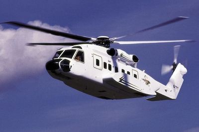 Det var et helikopter av typen Sikorsky S-92 som fikk motorproblemer torsdag.