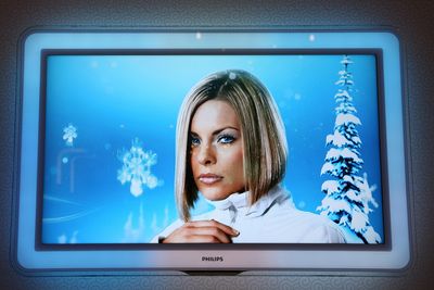 Norge er hekta på HDTV. Her Philips' Aurea-TV.