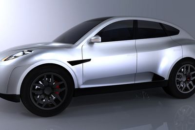 Her er de første bildet av den kommende ladbare crossover-hybriden Velozzi Solo som etter planen skal masseproduseres fra tampen av 2011.