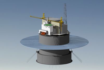 Aker Solutions plattformskonsept for Goliat, Mono Floater, skal bygges i betong i Norge.