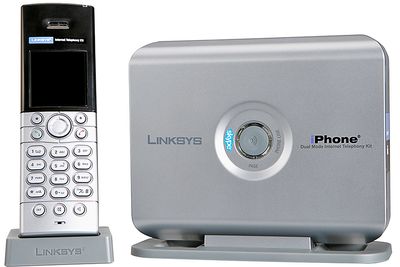 JA TAKK, BEGGE DELERDen nye iPhone-modellen fra Linksys er både en trådløs fasttelefon og et Skypeterminal som ikke trenger PC for å virke.