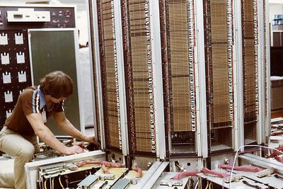 GAMMEL OG TETTPAKKET:Crays superdatamaskiner var i sin tid de raskeste i verden.