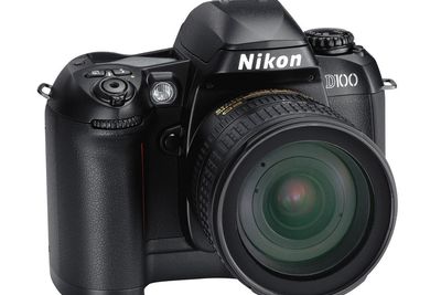 Nikon D100 - der D står for digitalt.