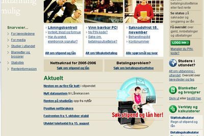 Hjemmesidene til Lånekassa får gode karakterer i norge.nos evaluering  av 700 offentlige nettsider.