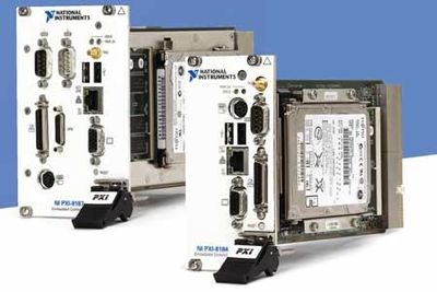 YTER MYE: Kontrolleren NI PXI-8187 RT er en høyytelses kontroller med en 2,5 GHz Pentium 4 prosessor og støtter inntil 1 GB.