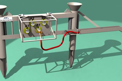 PANEL: Et elektrisk distribusjonspanel for Snorre er et eksempel på 3D konstruksjon gjort ved hjelp av Inventor og Studio 3D Max. ILL: POSEIDON GROUP