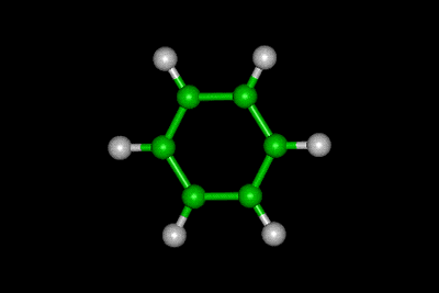 Benzene - H6C6.