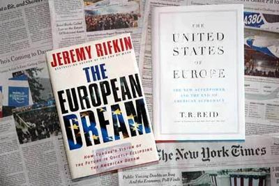 Bøkene The European Dream og United States of Europe gir en god analytisk framstilling av amerikanernes "problem" i forhold til EU. Foto: Joachim Seehusen