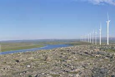 HØYDEDRAG: Skallhalsen vindpark i Vadsø kommune skal bygges av Statkraft med en installert effekt på 40 til 65 MW. Vindparken plasseres på et høydedrag ved Skallhalsen.
ILL: STATKRAFT