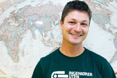  Bygger IUG: Bjørn Nissen er en globetrotter, men så lenge barna er små vil han bo i Norge. – Ingeniører uten grenser bør bli en stor organisasjon, sier han.