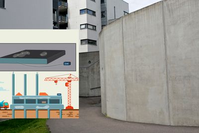 Ved å måle herdingen kan man, ifølge Nilsen, øke levetiden på betongbygg. 