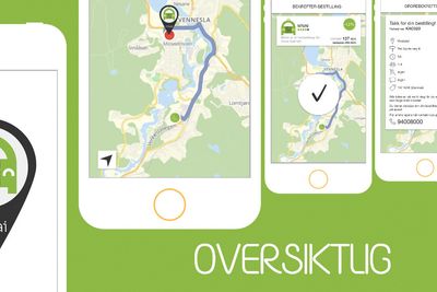 Med appen Mivai tror Kristiansand-bedriften Gomobile at de skal klare å lage et drosje-alternativ til Uber. 