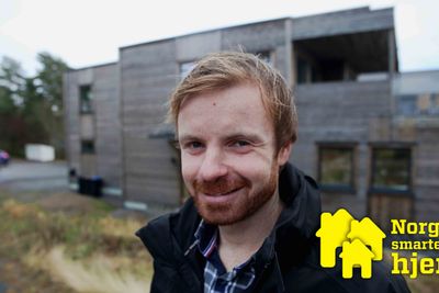 Passiv-pluss-funkis-smarthus:  - Jeg vil inspirere andre til å bygge energivennlig. Da kan du ikke ha noen sære greier ingen vil ha, sier elektriker Geir Mikkelsen i Mellomhagen i Larvik.