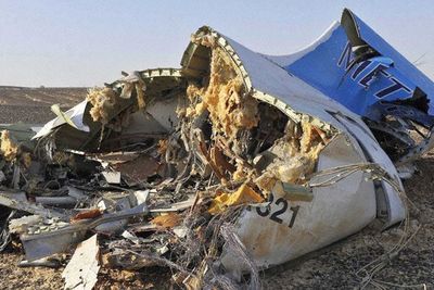 Restene av A321-flyet fra Metrojet som styrtet i Egypt for litt over to måneder siden. 